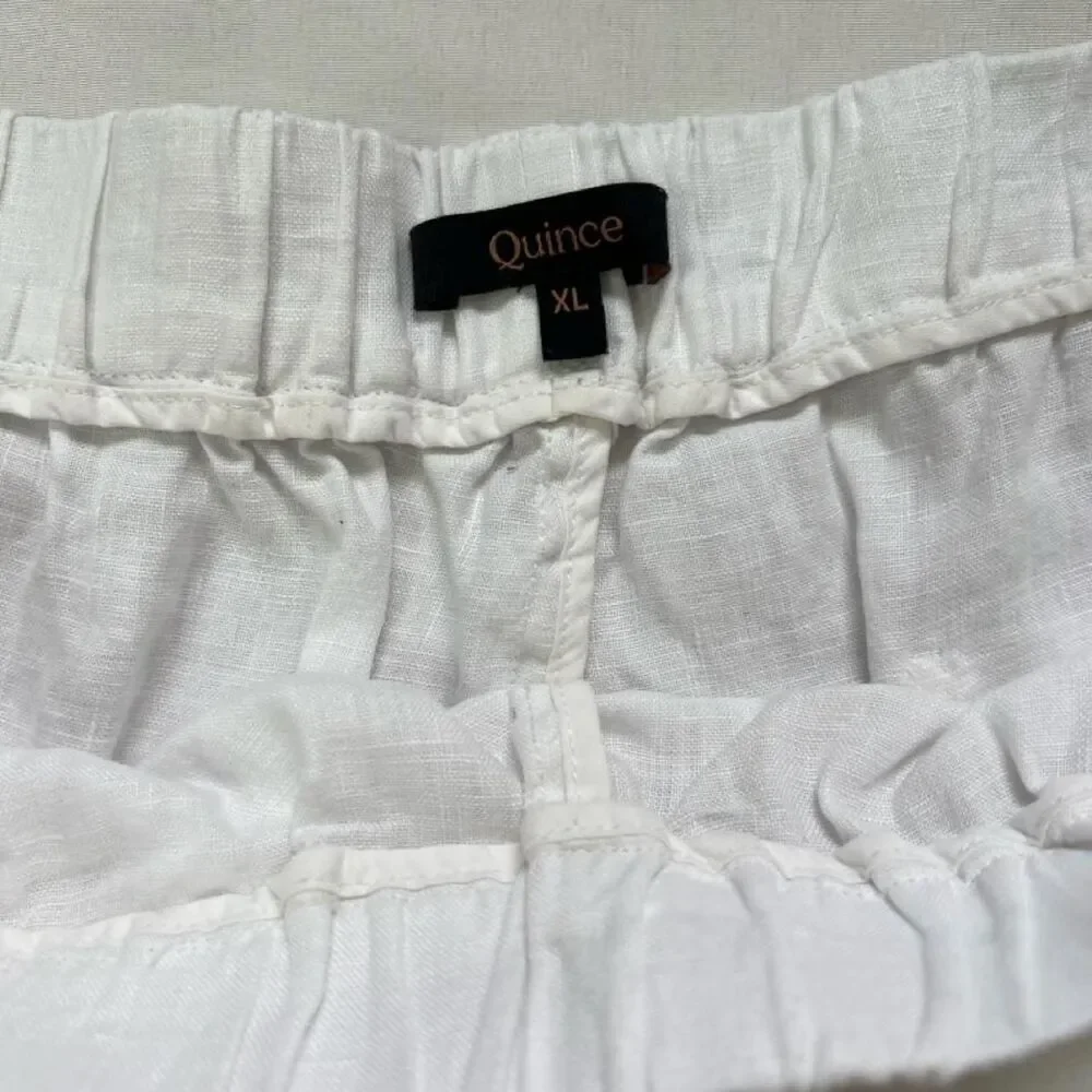 Quince Women's White Trousers